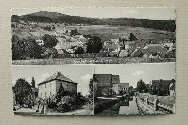 AK Deusdorf bei Baunach / 1930-1950 / Mehrbildkarte / Strassenansicht